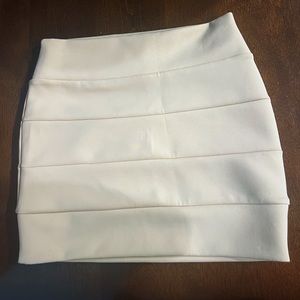 Tan Mini Pencil Skirt
